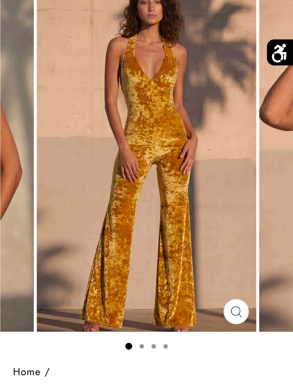 Warrior Within Designs “Velvet Tigra” Wide-Leg Purple Jumpsuit - Picture 7 of 8